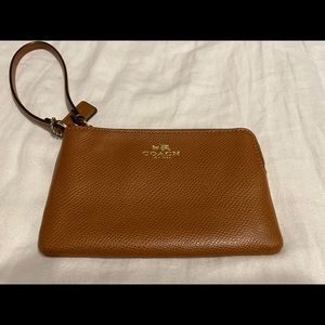 Brown Coach Wristlet